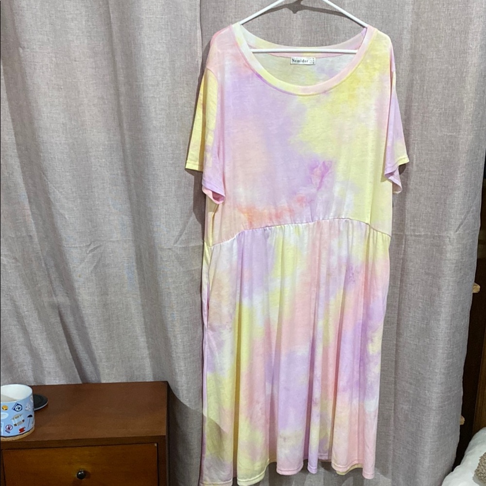 Tie-Dye Pastel Dress